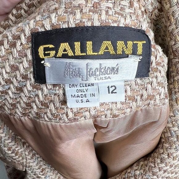 Vintage Gallant Silk Skirt Set‎ - Picture 12 of 13